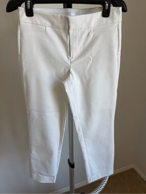 ecru White Slim Stretch Chinos